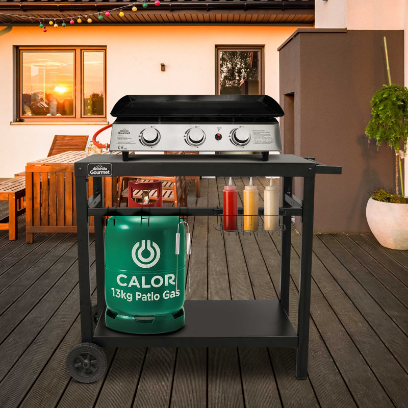 Dellonda 4 - Burner Countertop Liquid Propane 34121 BTU BTU Gas Grill