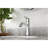 MOEN Korek Single Hole Single-Handle Bathroom Faucet with Drain Kit Included in Matte Black-128036987