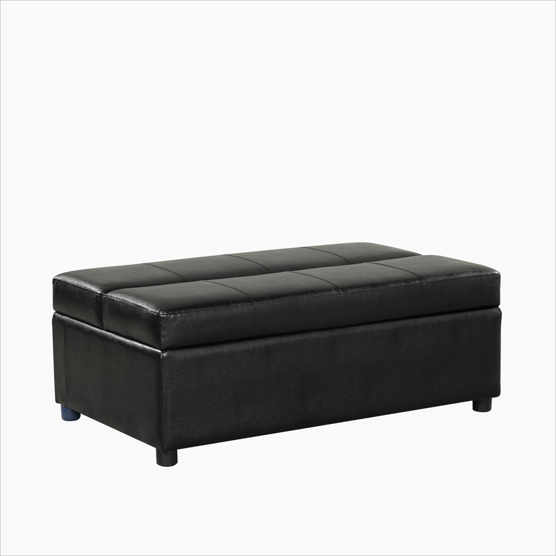 Folding Ottoman Sleeper Bed with Mattress Convertible Guest Bed