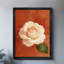 «Black», peinture florale rétro encadrée noire: roses neutres, impression d'art mural, impression sur le thème de la Saint-Valentin-1859639407