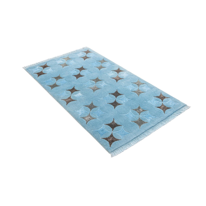 Tapis turquoise Indira