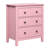 3-Drawer Nightstand, 23.6'' Wood Storage Chest-185163923
