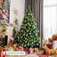 Arbre de Noël artificiel vert 72 po H 72 po avec 350 lumières DEL