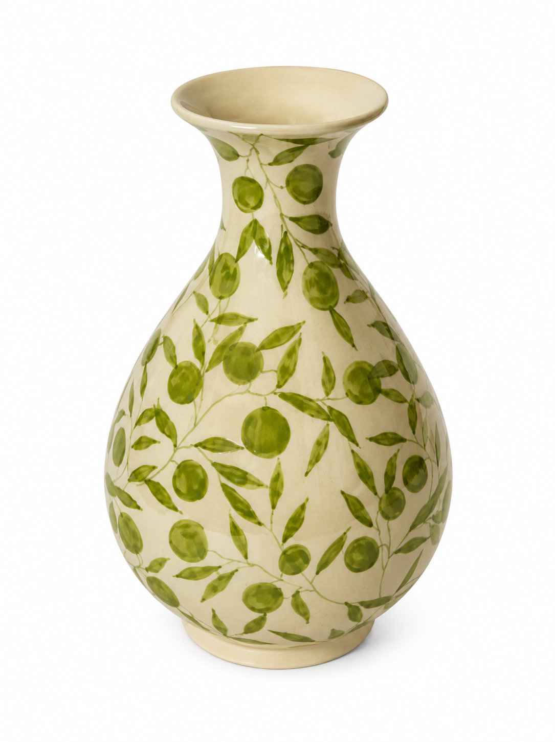 Olivia Sage Green Vase Large, Large, Sage Green