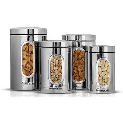 Metal Canister - Set of 4
