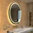 LED Lighted Bathroom Mirror Front and Backlit Lights Anti-fog Dimmable Color Temperature Adjustable-1317908806