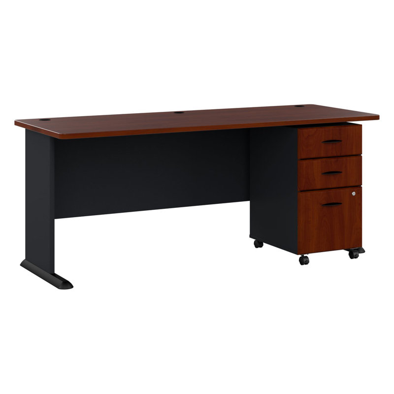 Bureau Series, Cerise / galaxie, H 30 po x l 72 po x P 27 po