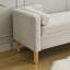 Banc de rangement rembourré à dessus rabattable avec coussins-1180131732