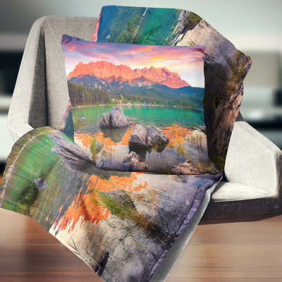 Housse de coussin carrée Eibsee