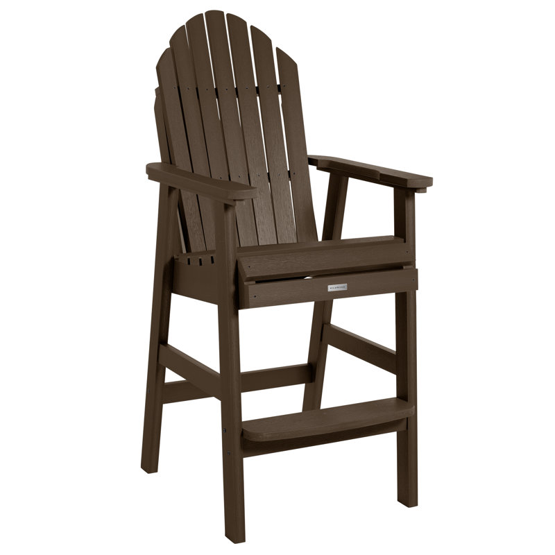 Tabouret de bar 29,25 po Caicos, Brun