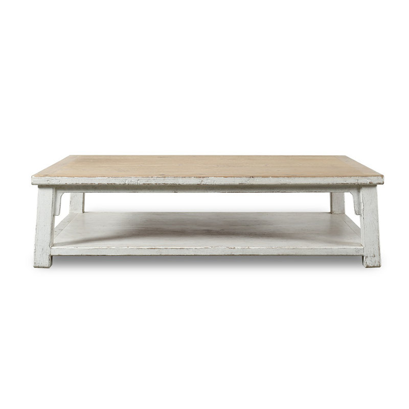 Amalfi Solid Wood Coffee Table, 18" H x 67" W x 43" D, Wood