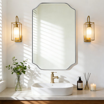 Pelaga Recessed Framed Metal Medicine Cabinet