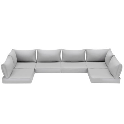4" Outdoor Replacement Cushion Set Seat/Back Cushion for Patio Furniture