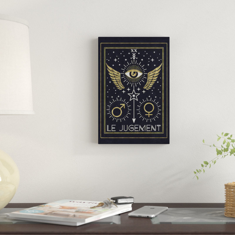 « le jugement », impression sur toile, H 40 po x l 26 po x P 1,5 po, Pas de tapis, Toile tendue