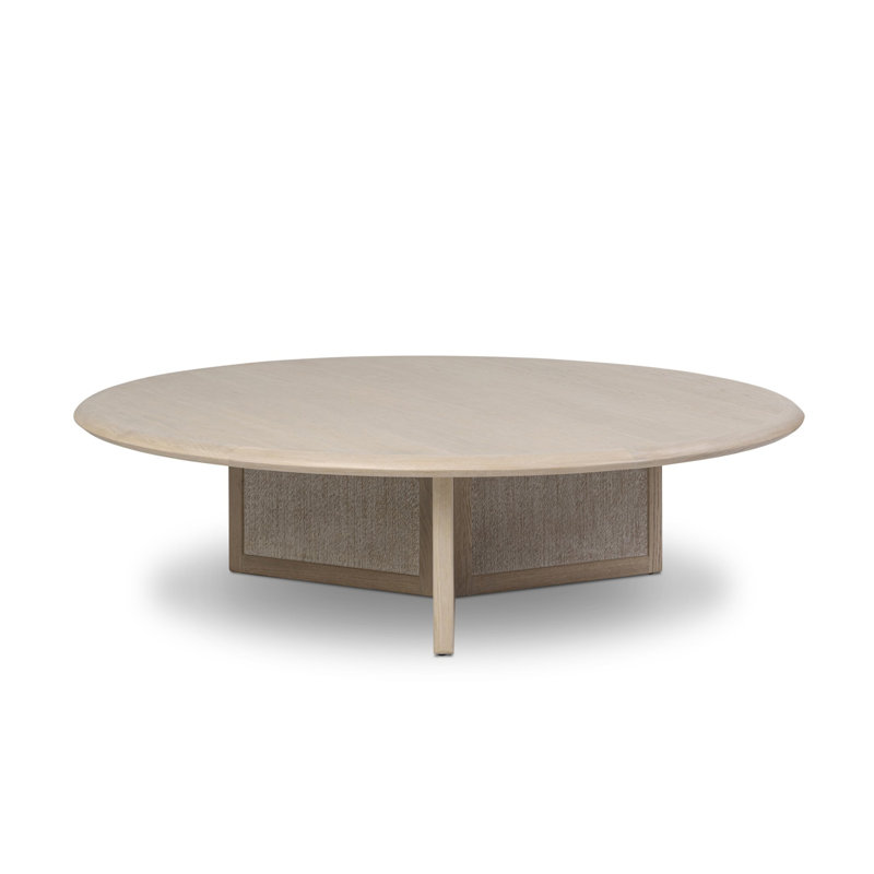 Rosenell Round Coffee Table, Natural