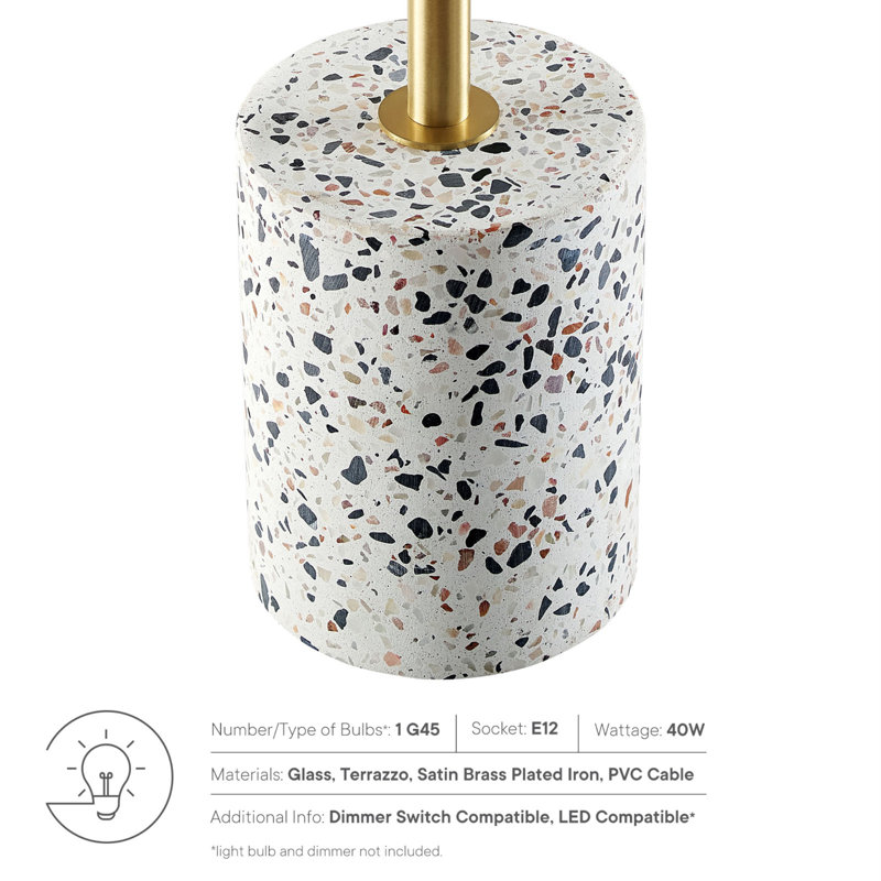 Lampe de table Logic Terrazzo par Modway