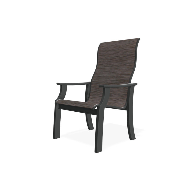St. Catherine Polymer Outdoor Lounge Chair, Graphite, Destiny Steel