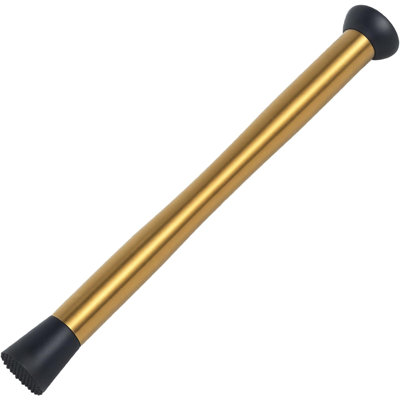  Dual-end Heads Cocktail Muddler – Stainless Steel 32cm/12.6 Inch Bar Tool For Mojitos, Old Fashioned, Margaritas & More – Durable & Easy To Clean (gold)