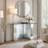 45'' Glass Console Table