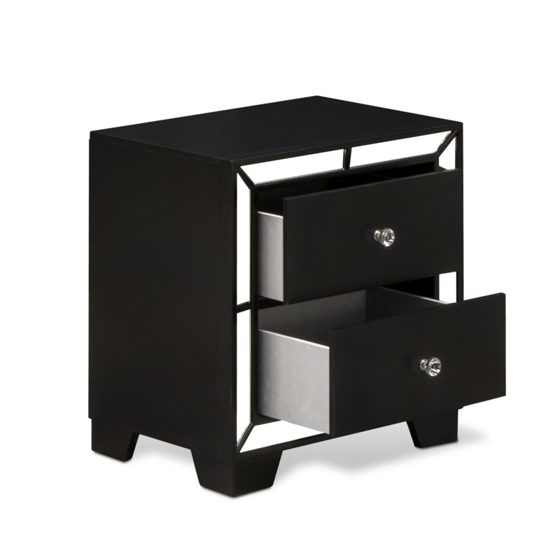 Ensemble de lit 3 pièces avec très grand lit capitonné et 2 tables de chevet pour la chambre à coucher Nella, Très grand