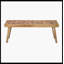 Banc en bois de manguier, naturel