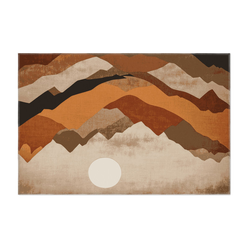 Shadowed Mesa Indoor And Outdoor Area Rug, Rectangle 1'6" x 2'6"