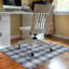 Textured Check 35 in. x 47 in. 9 to 5 Desk Chair Mat-86821983