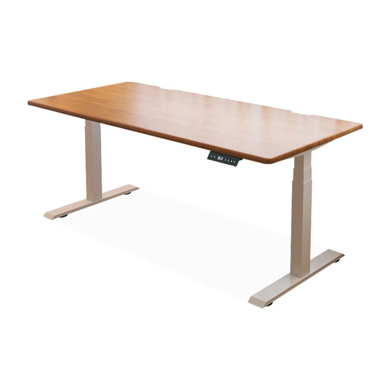 Bureau électrique intelligent à hauteur réglable, H 24,41 po x l 70,87 po x P 27,56 po