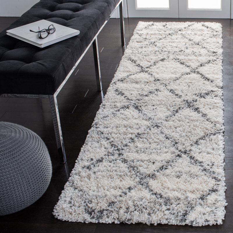 Ockton Geometric Area Rug, Runner 69 x 244 cm