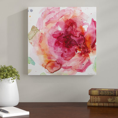 « bold rosé ii »-impression sur toile tendue