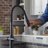 Catris Flexo Filter-Ready Semi-Pro Pull-Down Dual-Spray Kitchen Faucet - Matte Black-83667710