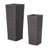 Rattan FLOWER POT - BROWN