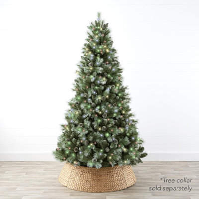 Sapin de Noël givré