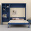 Lit escamotable avec bureau intégré et armoire de rangement à niveaux pour les bureaux à domicile et les chambres d'amis-1709703264