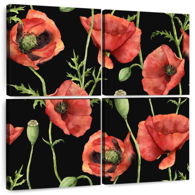 Harnek Poppy Buds And Flowers