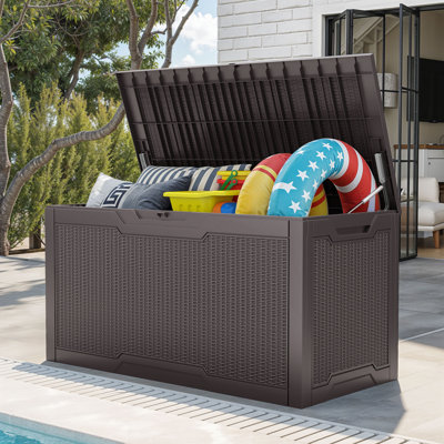 Contenant verrouillable pour terrasse 100 gallons