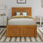Lit plateforme en bois massif Jeinny avec pied de lit et tiroirs de rangement assortis-1460463359-1435233017