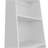 Anthem Bookcase In Melamine With Three Shelves, White-131127747