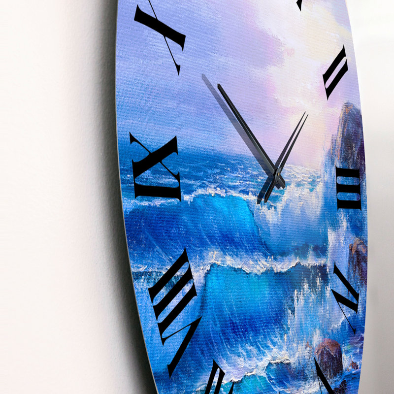 Horloge murale nautique et côtière, Moyen