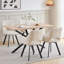 Linen Blend Upholstered Armchair-129704575-129704578-129704584