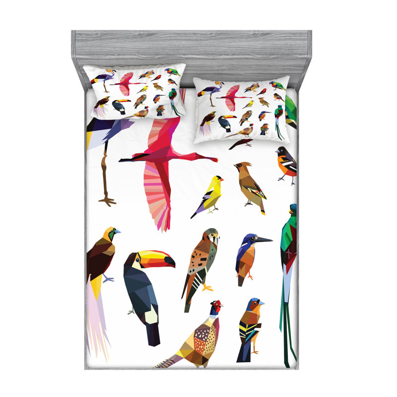 Microfiber Sheet Set, Full Sheet Set + Fitted Sheet + 1 Pillowcases