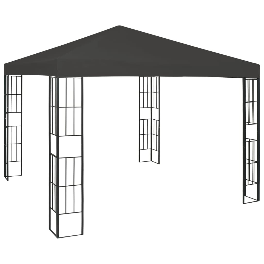 300 cm x 300 cm Pavillon Meribelle aus Stahl