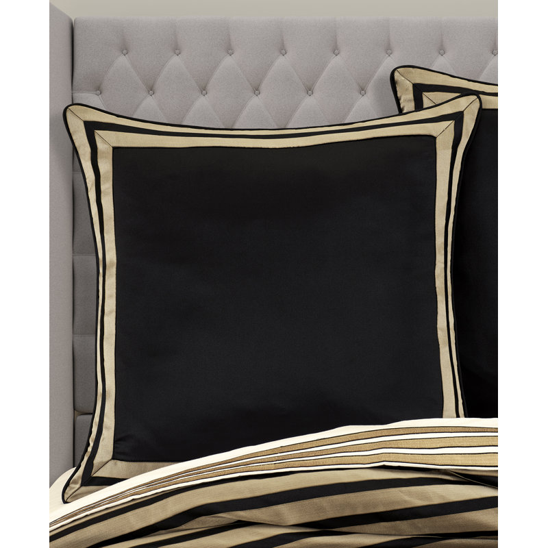 Calvari - Black And Gold Euro Sham