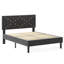 Lit plateforme Nataliah avec tête de lit tapissier et lattes en bois-113522999-111141635