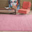 Myshaggy Collection Rugs Solid Design in Pink-1397552612