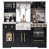 Black & gold finish