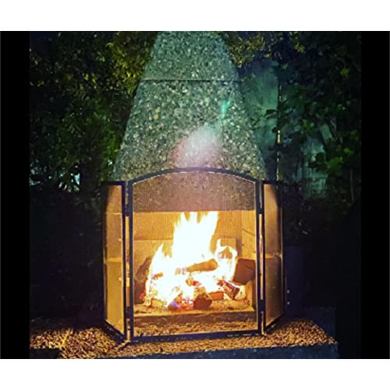 Hinesburg 96cm x 2.54cm Steel Spark Screen