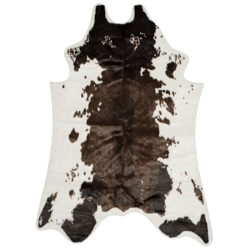 Tapis en peau de vache synthétique Gyula
