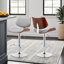 Tabouret de bar pivotant à hauteur réglable avec base à piédestal Attie-1312629160-1312629163