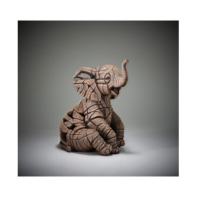EDGE Sculpture Elephant Calf 10in H